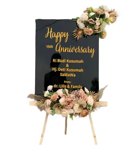 Papan Bunga Akrilik Ringin